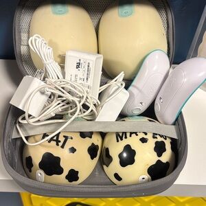 4 Willow Pump Set with breast massage/warmers